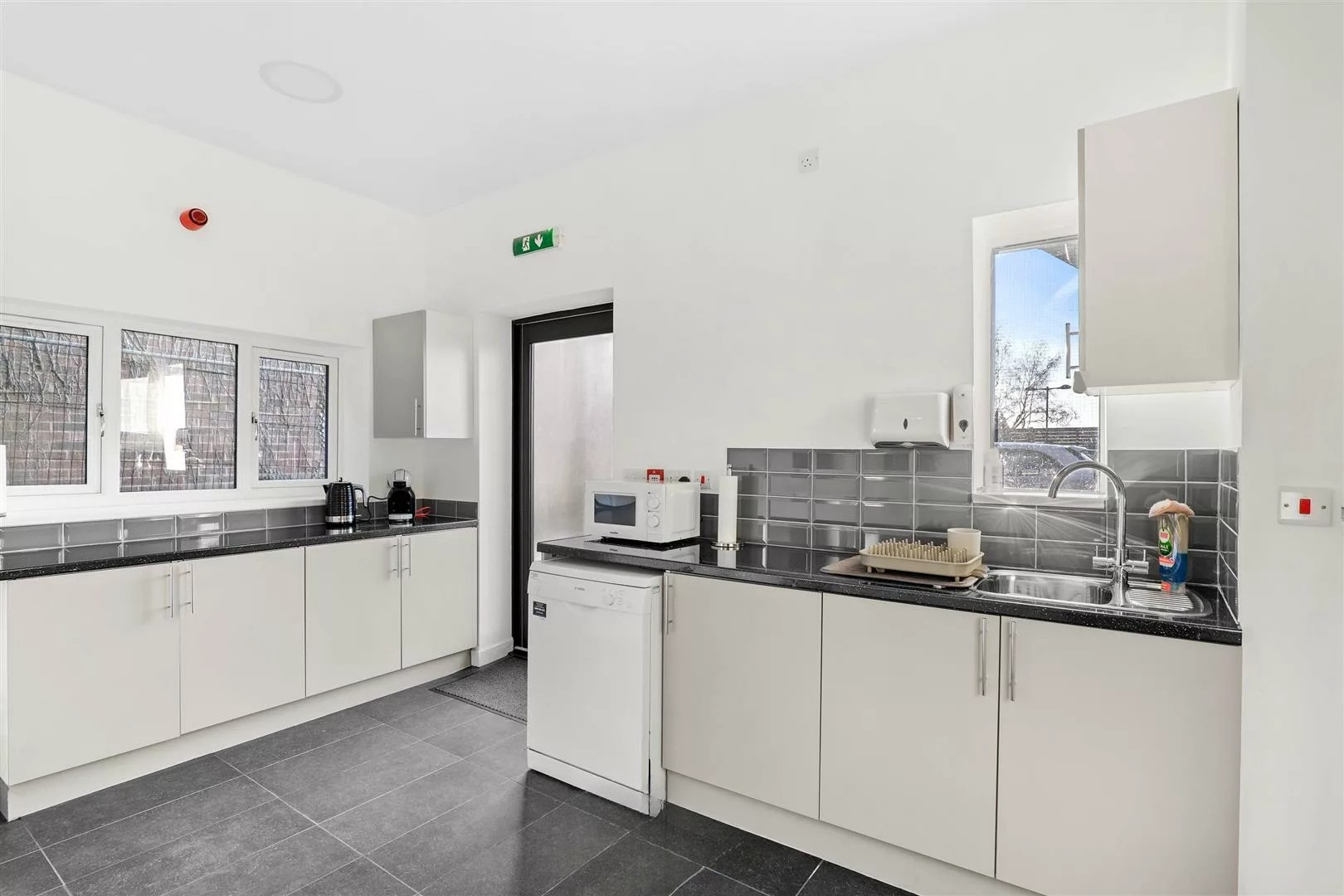 Coffee and breakout space